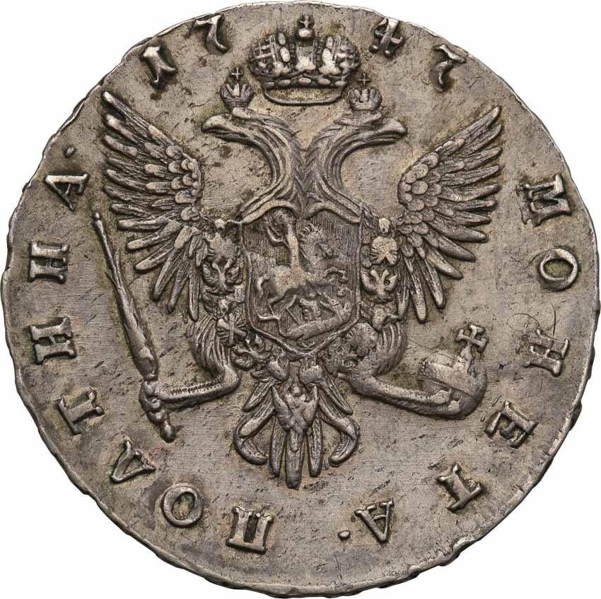Rosja. Elżbieta. Połtina (1/2 Rubla) 147 СПБ, Petersburg