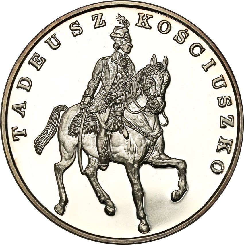 Polska 200.000 złotych 1990 Kościuszko Duży Tryptyk