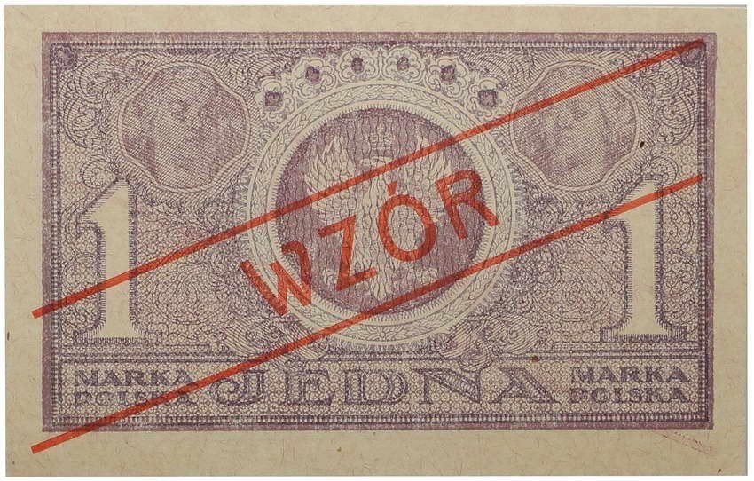 WZÓR 1 marka polska 17.05.1919