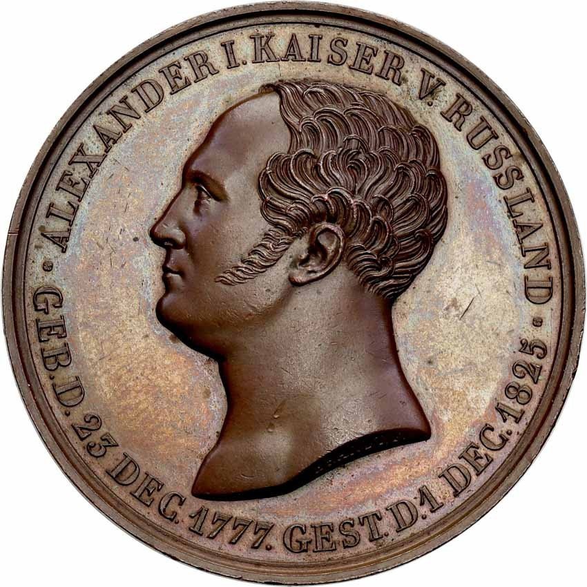 Rosja. Aleksander l. Medal 1825 na śmierć Aleksandra I, Berlin