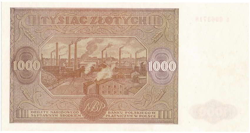 1000 złotych 15.01.1946 seria L
