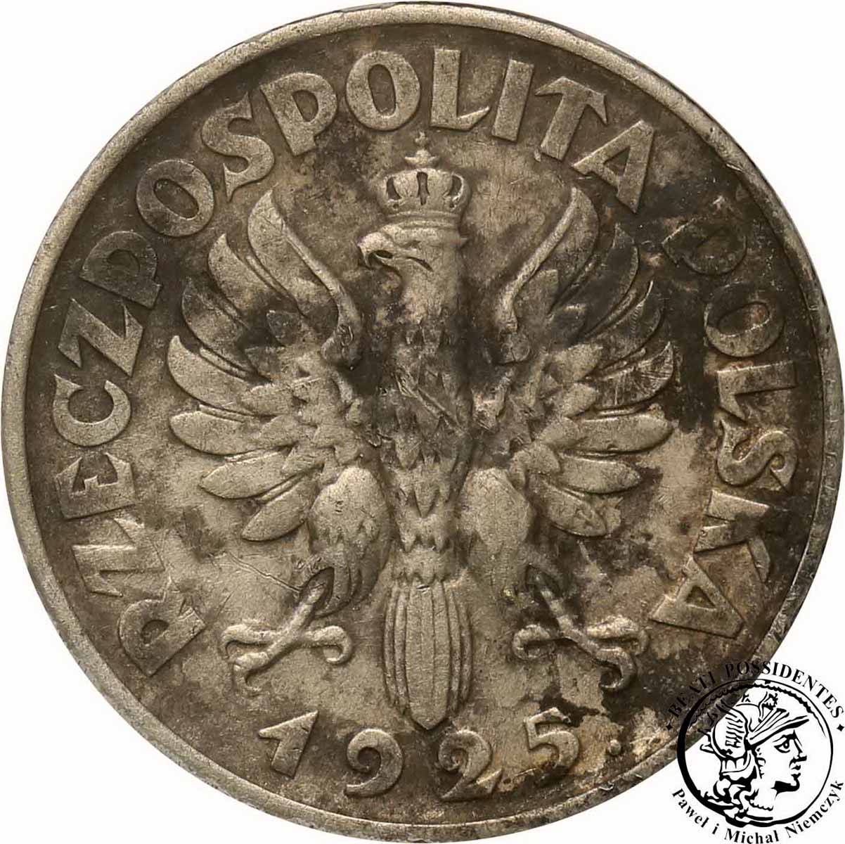 II RP 1 złoty 1925 GCN XF45