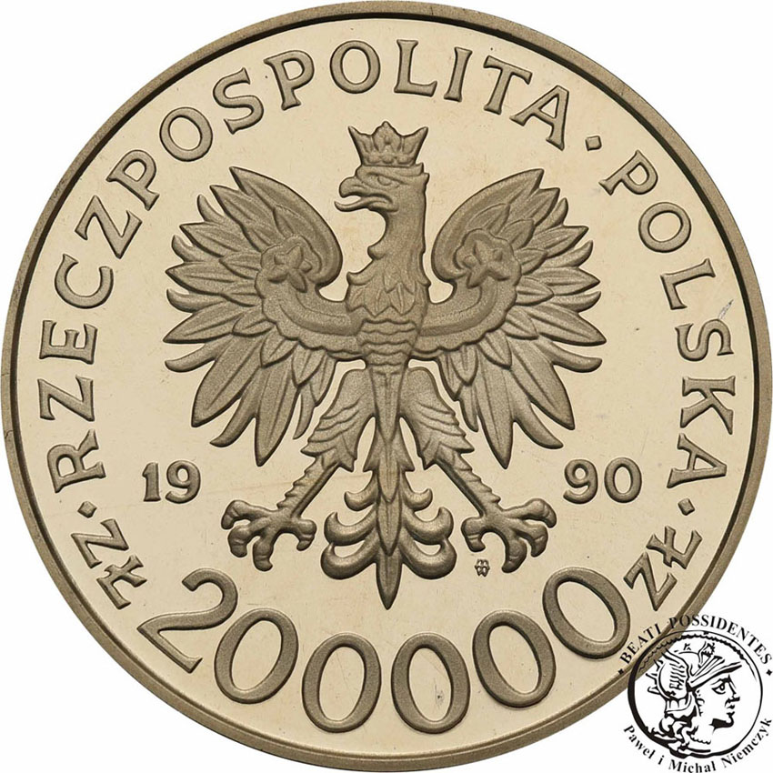 200 000 złotych 1990 Grot Rowecki st.L-