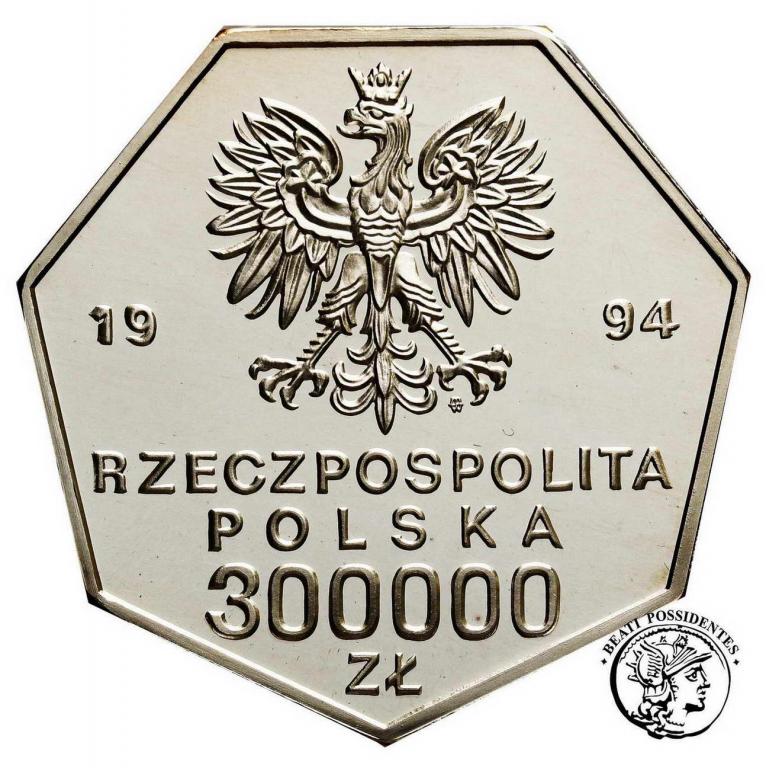 300 000 zlotych 1994 Odrodzenie Banku st.L