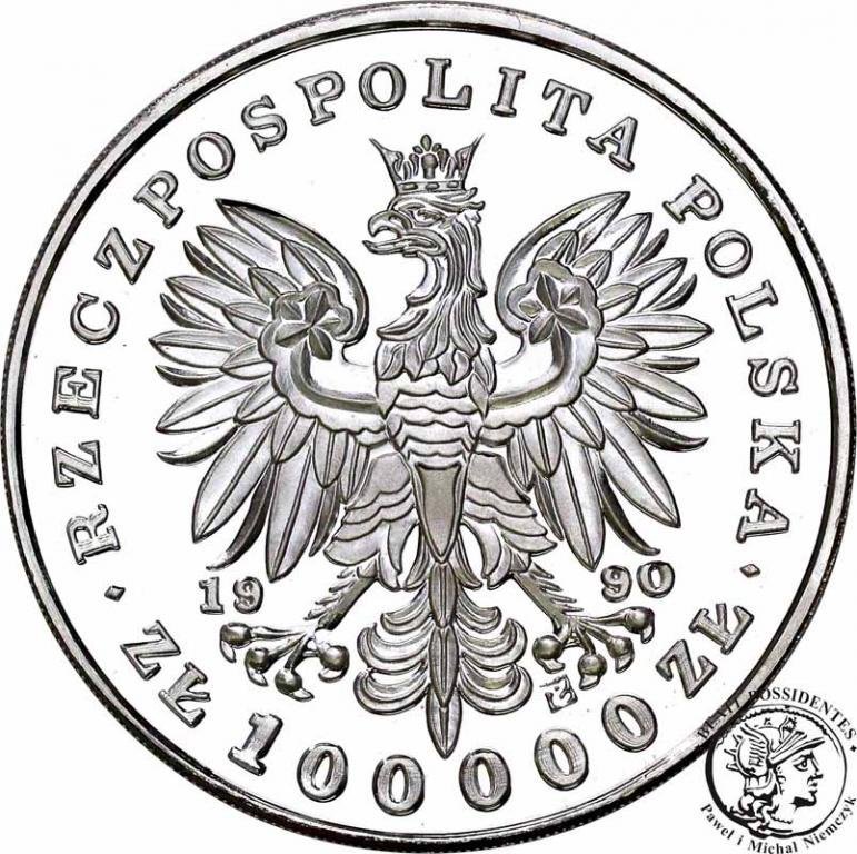 100 000 złotych 1990 Chopin - Mały Tryptyk st.L