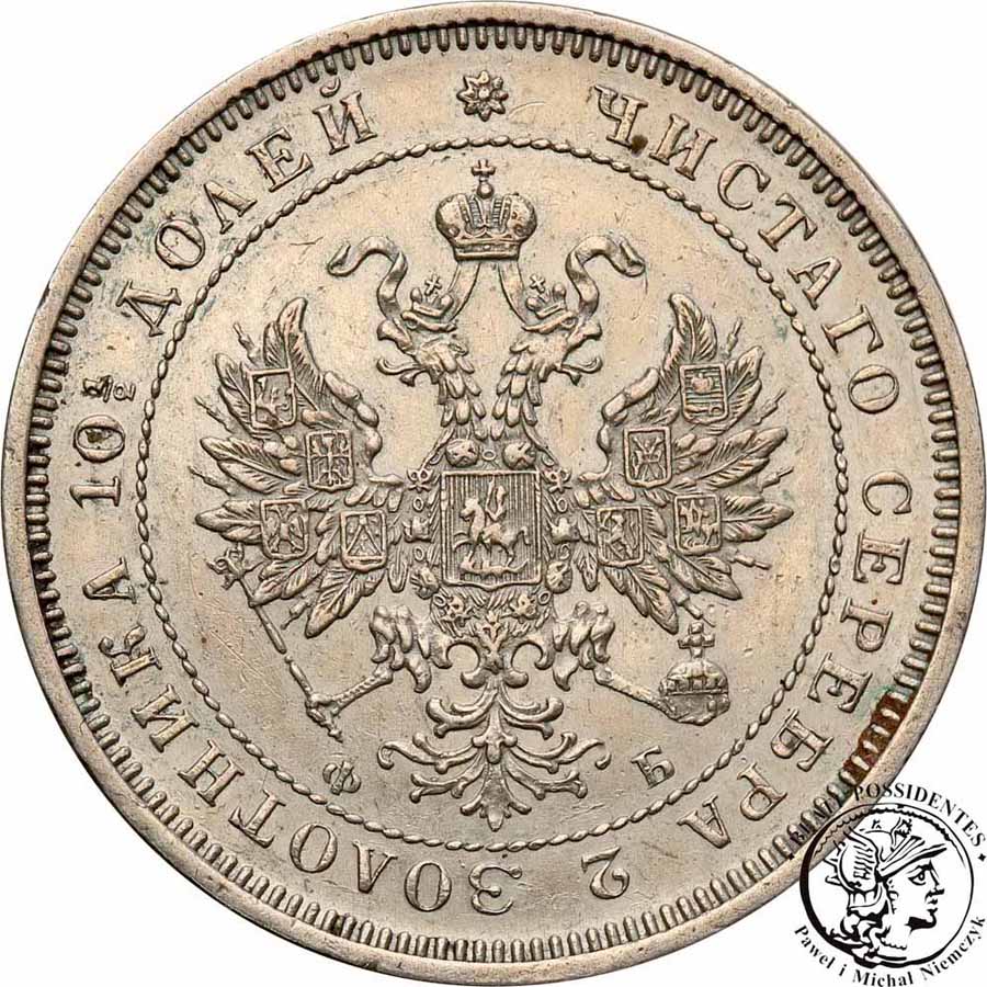 Rosja Aleksander II 1/2 rubla 1859 st.3