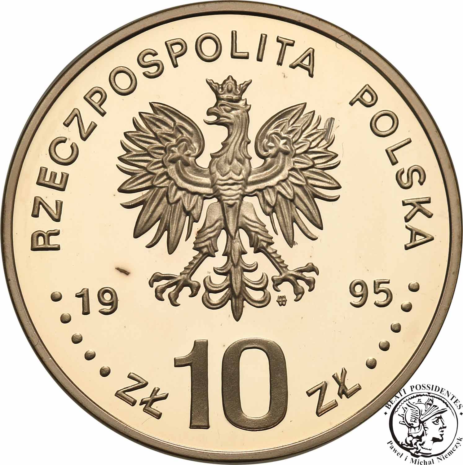 III RP 10 złotych 1995 Berlin 1945 st. L/L-