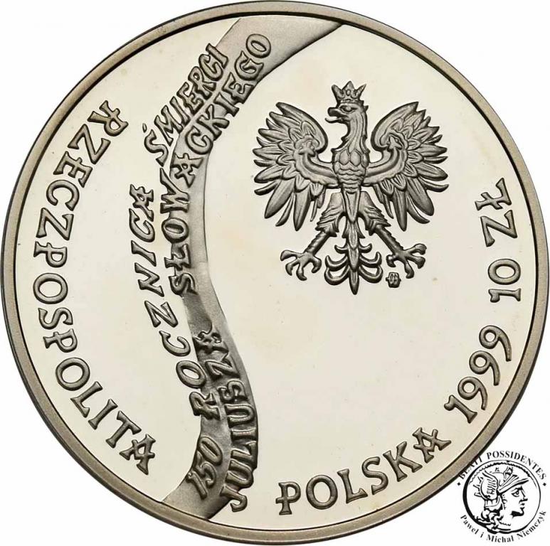 10 złotych 1999 Juliusz Słowacki st.L