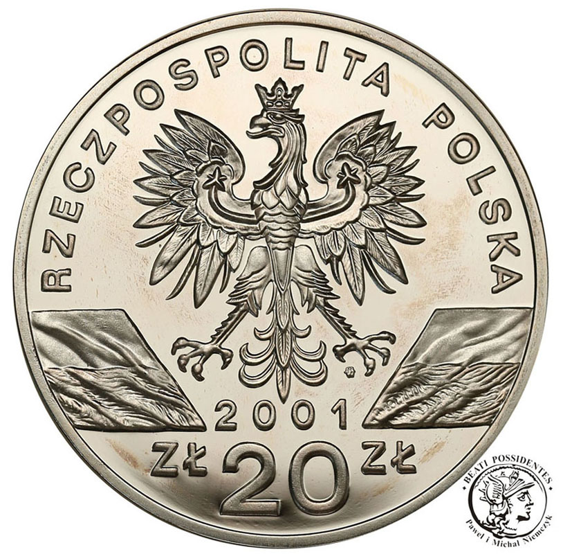 20 złotych 2001 Paź Królowej st.L