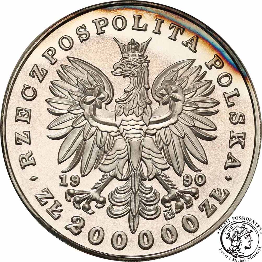 200 000 złotych 1990 Chopin Duży Tryptyk st. L