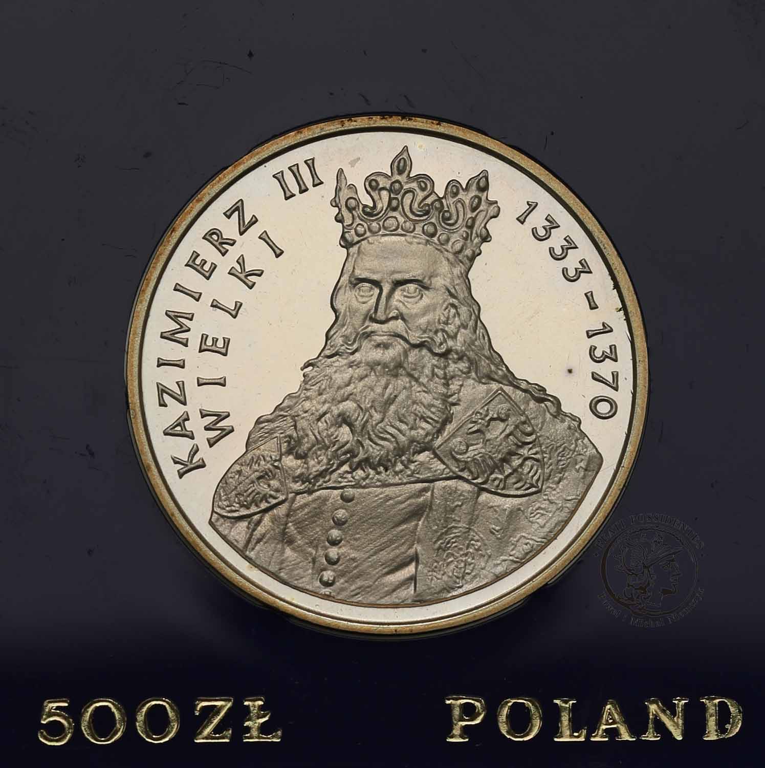 500 złotych 1987 Kazimierz Wielki st.L