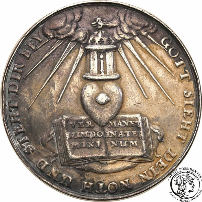 Niemcy Saksonia Jan Hoehn medal religijny st.3