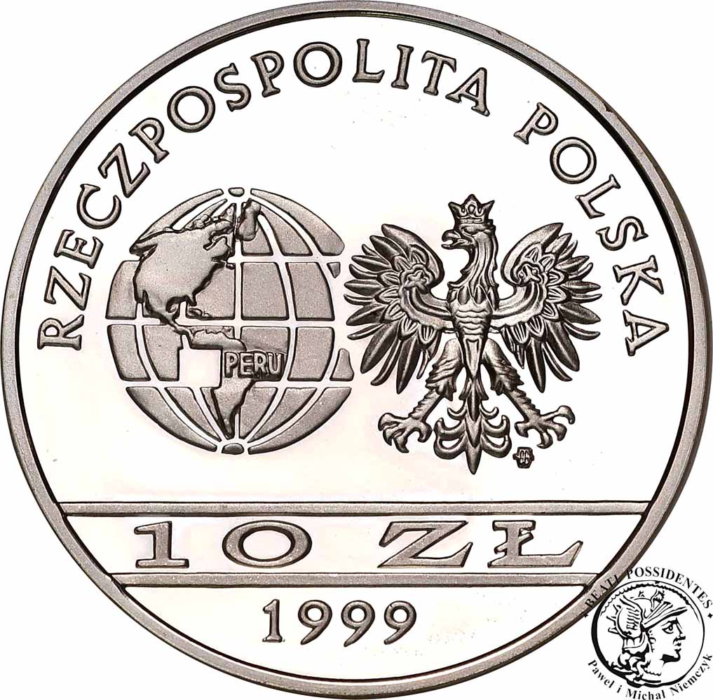 10 złotych 1999 Ernest Malinowski st.L