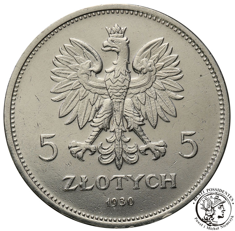 5 złotych 1930 Sztandar st.2-