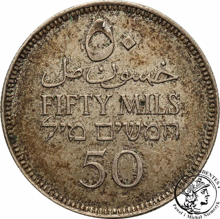 Izrael / Palestyna 50 mils 1939 st.2