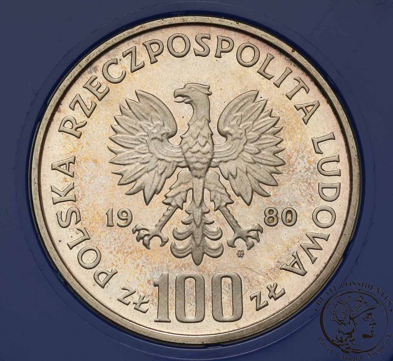100 złotych 1980 Głuszec Ochrona Środowiska st.L-