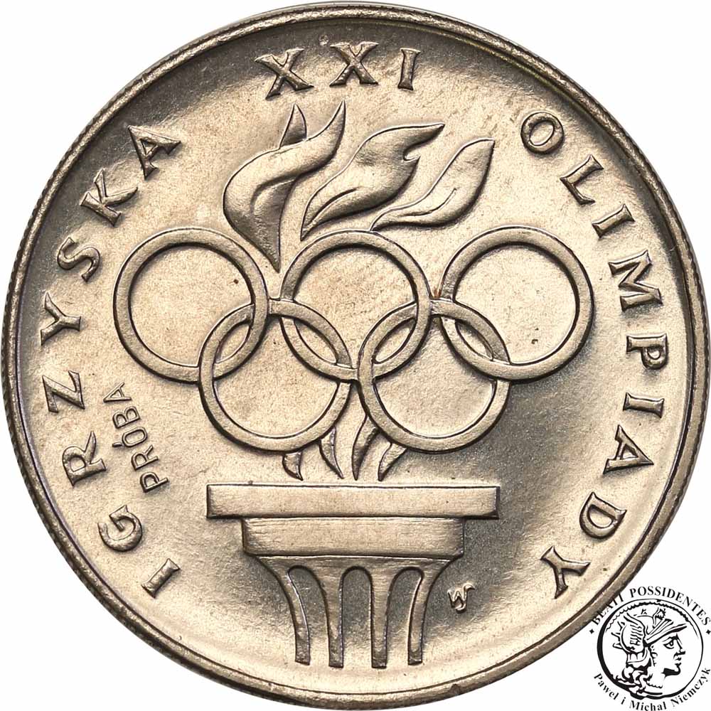 PRÓBA Nikiel 200 złotych 1976 XXI Olimpiada st.L
