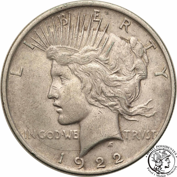 USA 1 dolar 1922 st.3