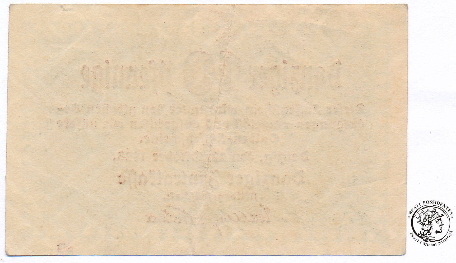 Gdańsk banknot 10 fenigów 1923 st. 2-/3+