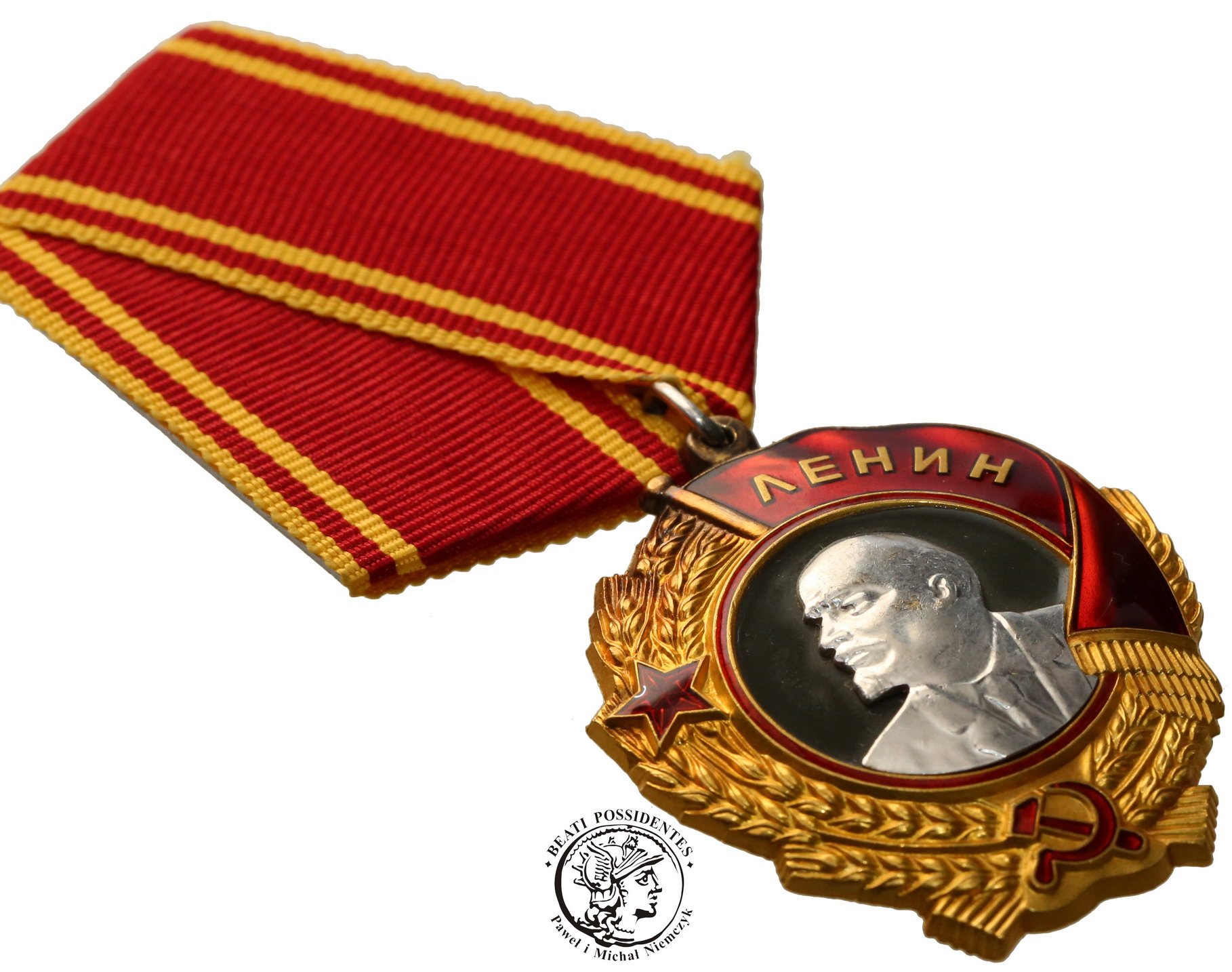 Rosja Order Lenina Leningrad złoto + platyna st. 1