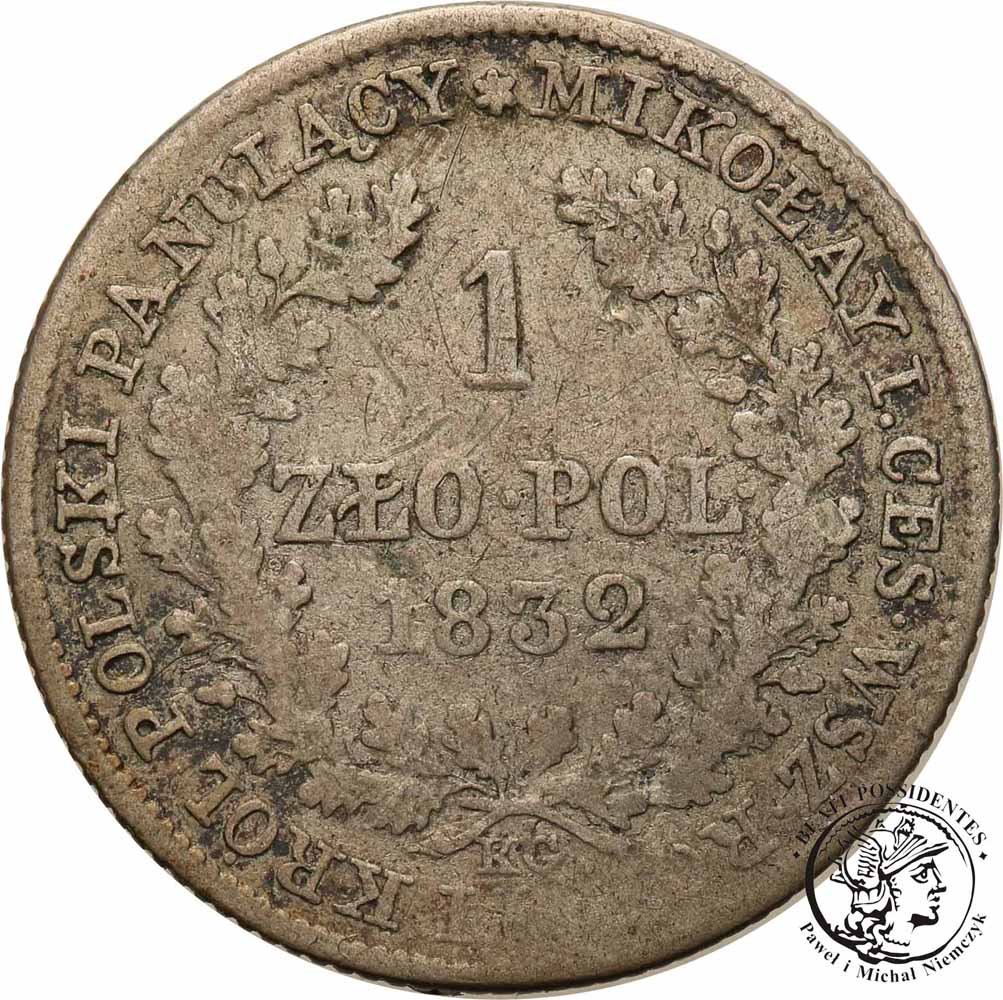 Polska XIX w 1 złoty 1832 Mikołaj I st. 4