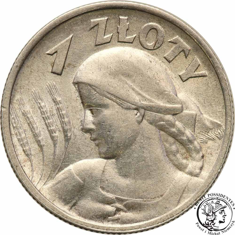 II RP 1 złoty 1925 kobieta i kłosy st. 2+