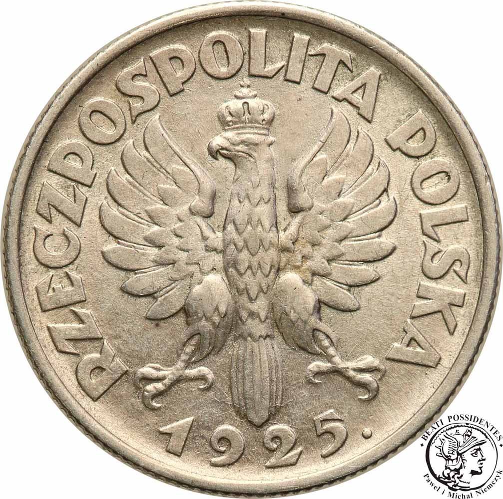 II RP 1 złoty 1925 kobieta i kłosy st. 2+