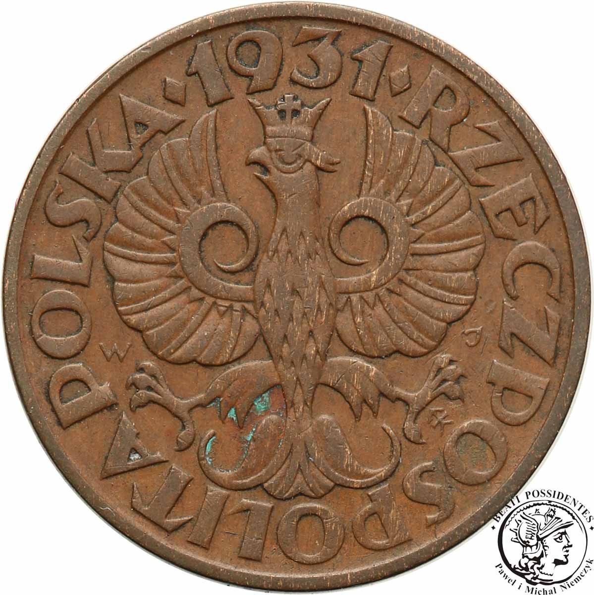 Polska II RP 2 grosze 1931 st. 3+