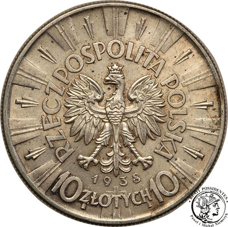 10 złotych 1938 Piłsudski st.2-