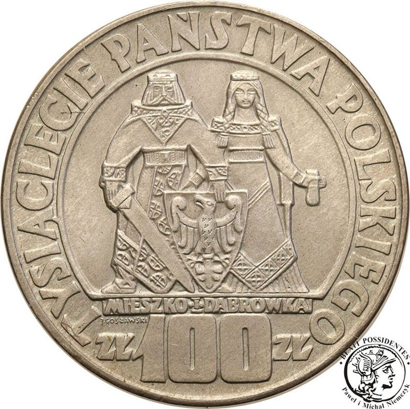 100 złotych 1966 Millenium st.1