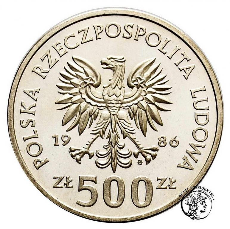 PRL 500 złotych 1986 Łokietek st.L