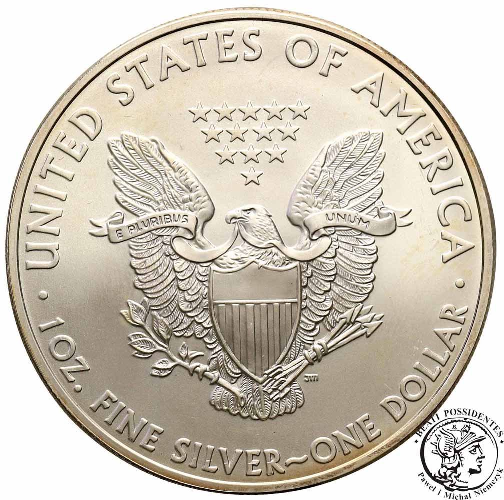 USA 1 dolar 2010 uncja srebra Silver Eagle st.1