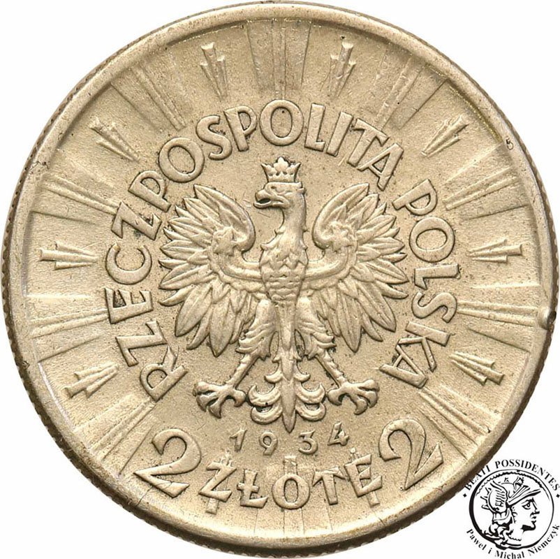 2 złote 1934 Piłsudski st.3