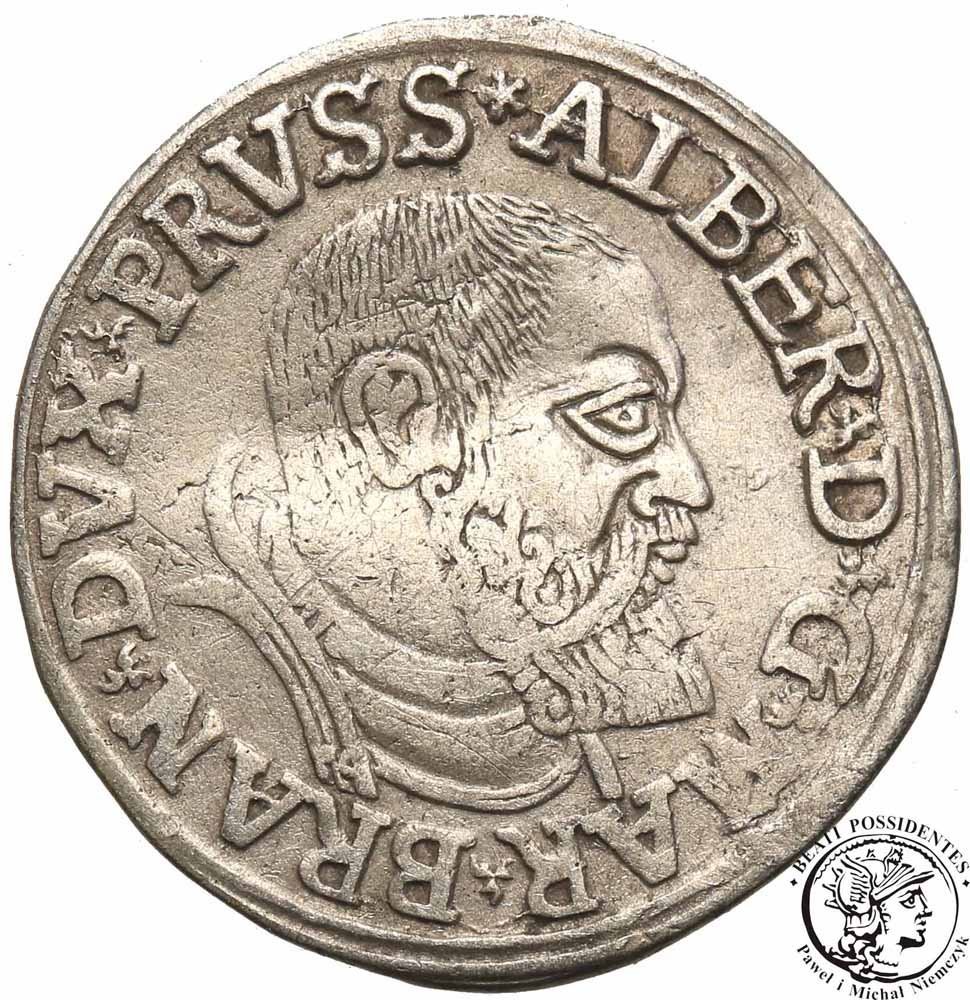 Prusy Książęce trojak 1541 Królewiec st. 3