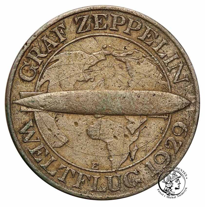 Niemcy Weimar 3 Marki 1930 E Zeppelin st.3-