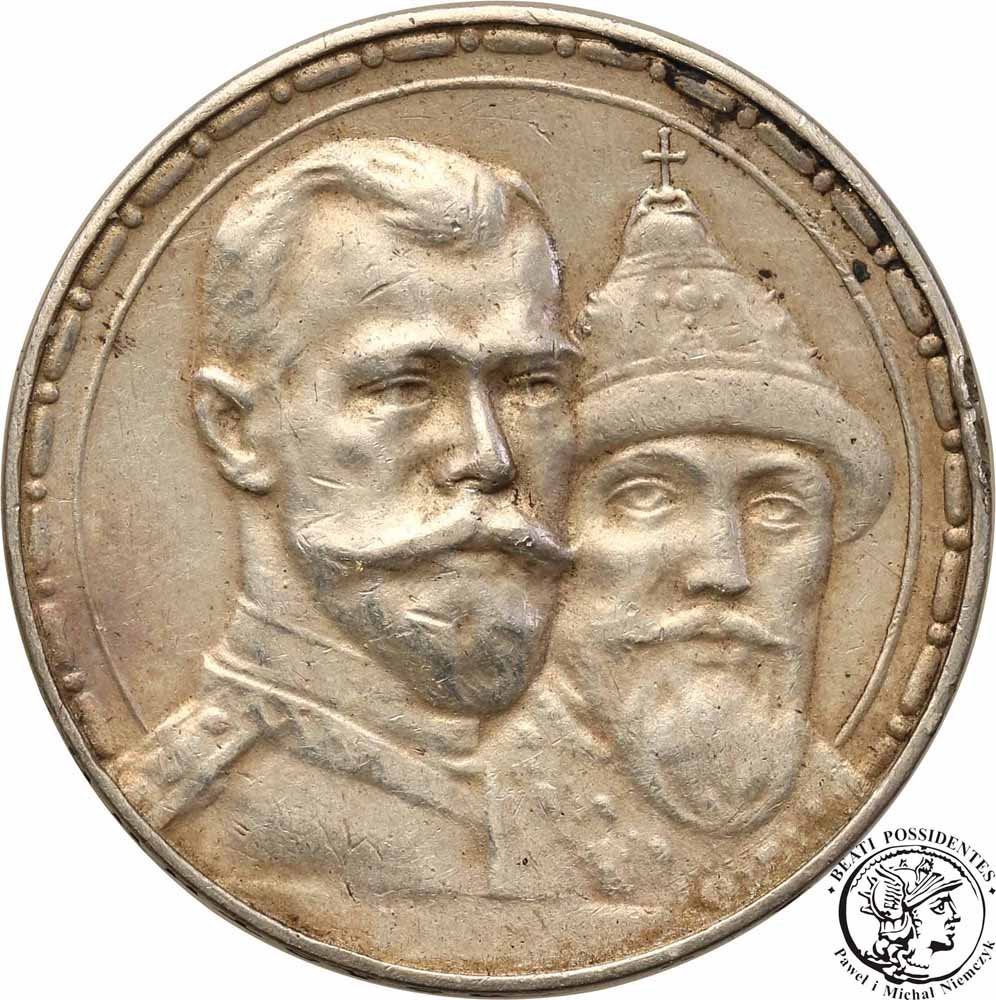 Rosja Mikołaj II Rubel 1913 300 lat Romanowych