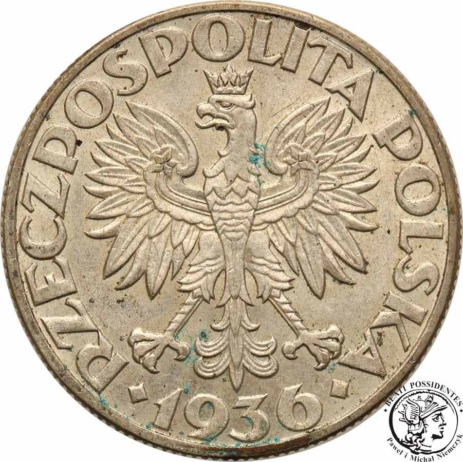 5 złotych 1936 Żaglowiec st.3+
