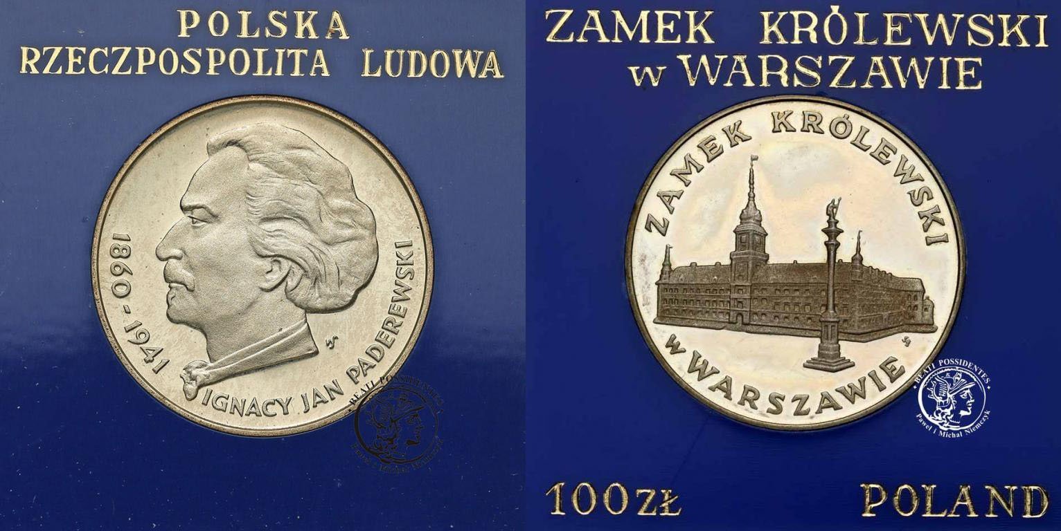 100 złotych 1975 lot 2 szt. st.L