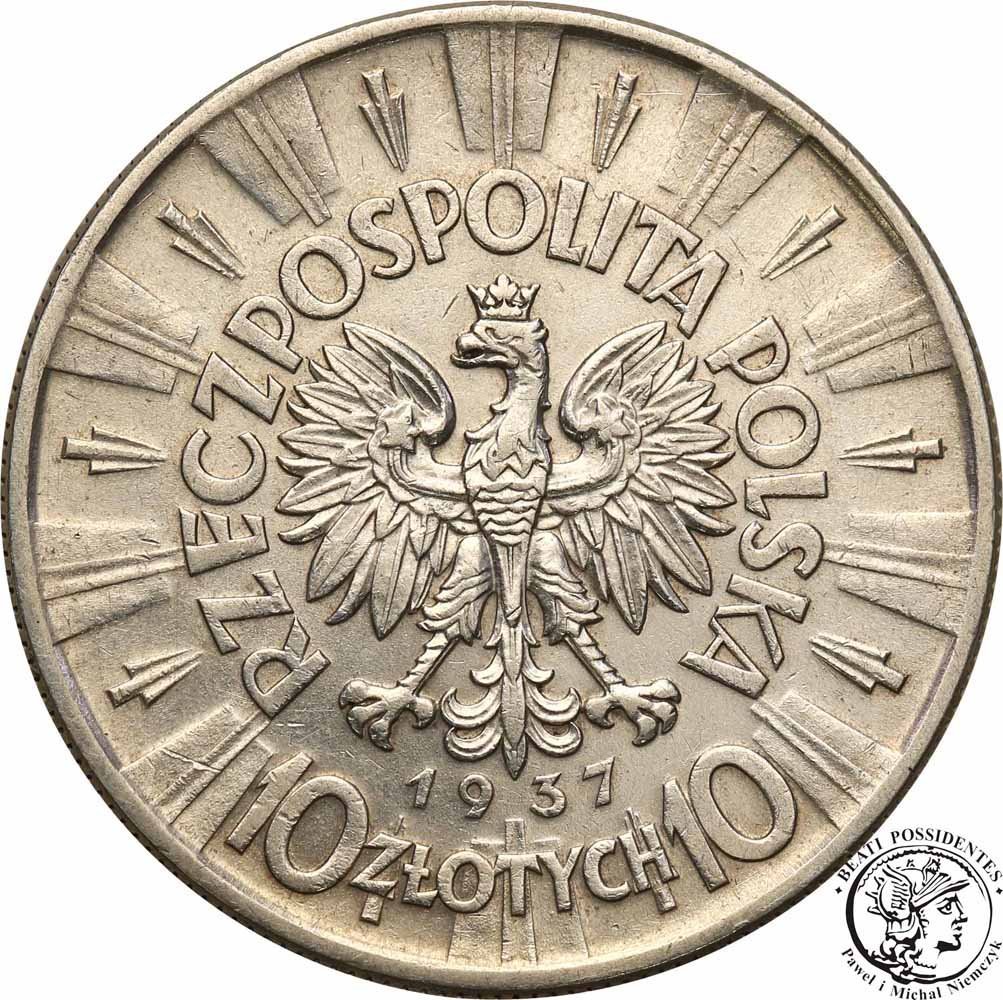 10 złotych 1937 Piłsudski st. 3-