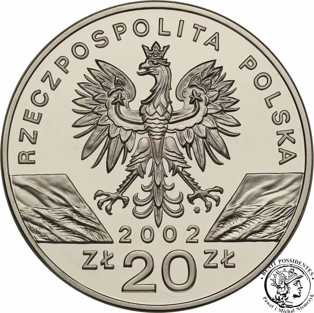 20 złotych 2002 Żółw błotny st.L