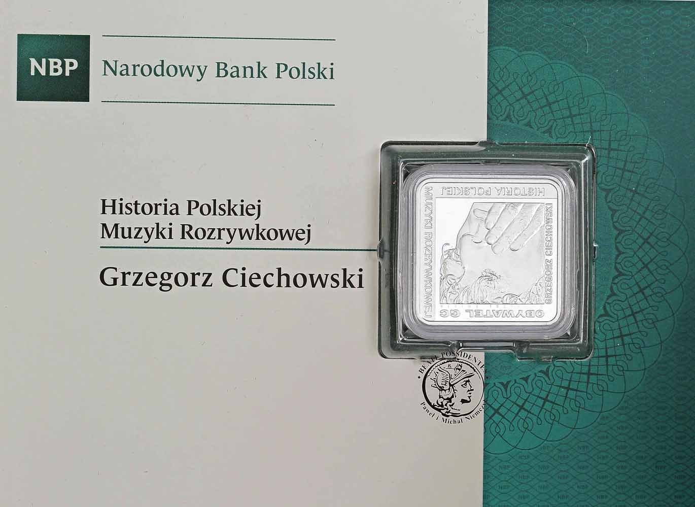 10 złotych 2014 Grzegorz Ciechowski st.L
