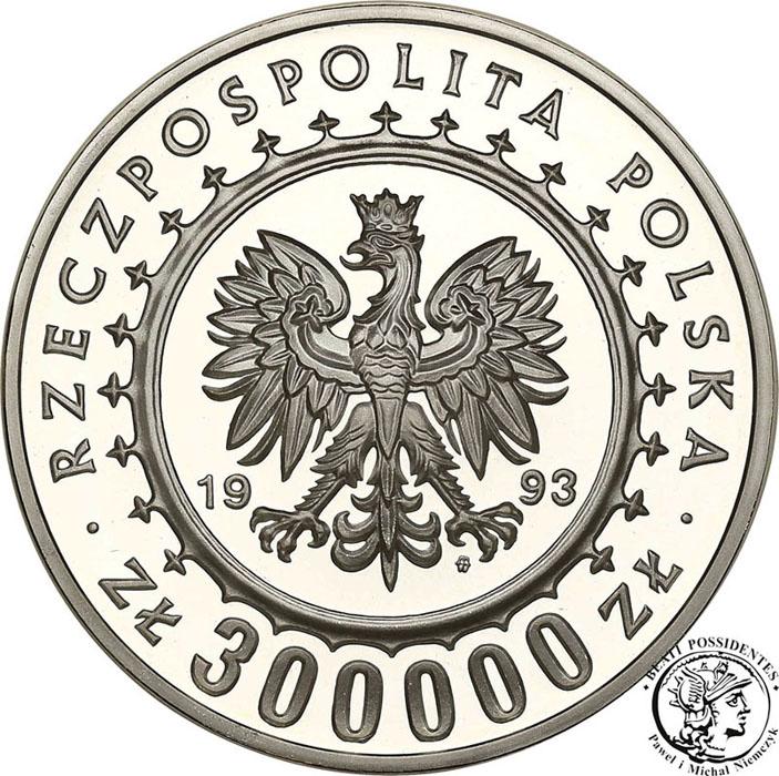 300 000 złotych 1993 Zamek w Łańcucie st.L-