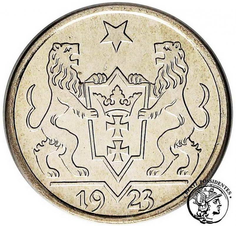 W. Miasto Gdańsk 1 Gulden 1923 PCGS PR 63