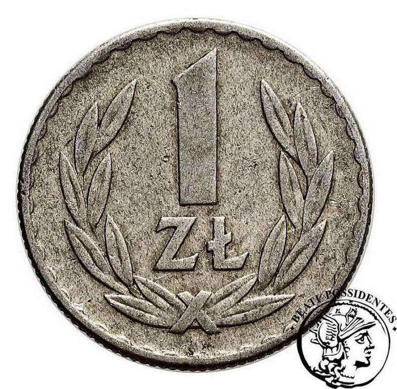 PRL 1 złoty 1957 st. 3