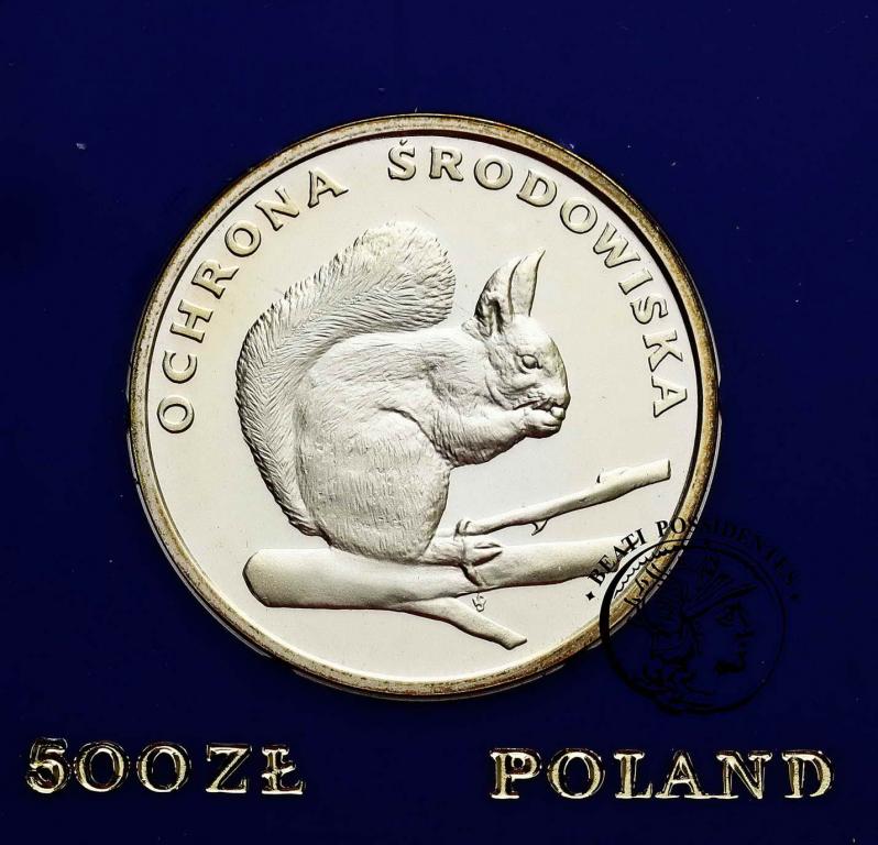 PRL 500 zł Wiewiórka 1985 st.L