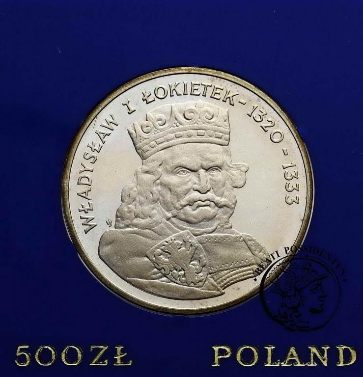 PRL 500 zł Władysław Łokietek 1986 st.L-