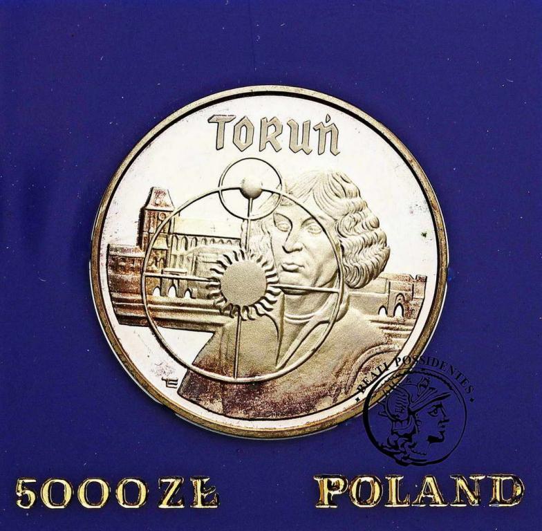 5000 zł 1989 Toruń Mikołaj Kopernik st.L-