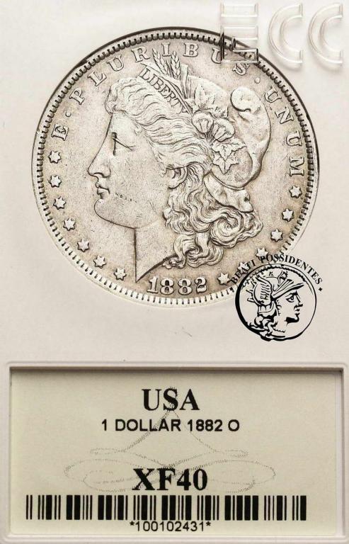 USA 1 $ dolar 1882 New Orlean GCN XF 40