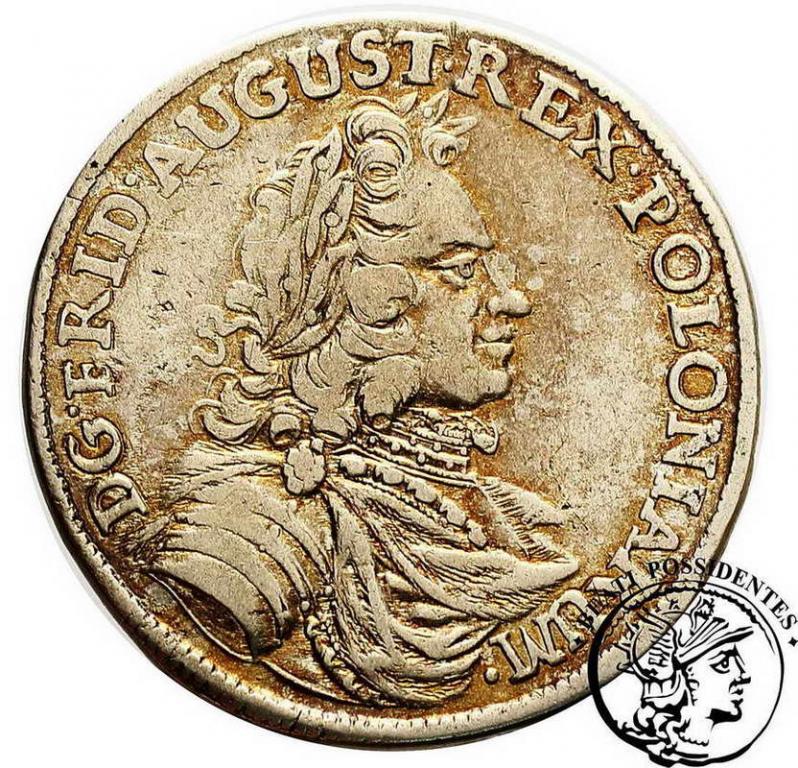 Polska August II Mocny Gulden 1703 st. 3+