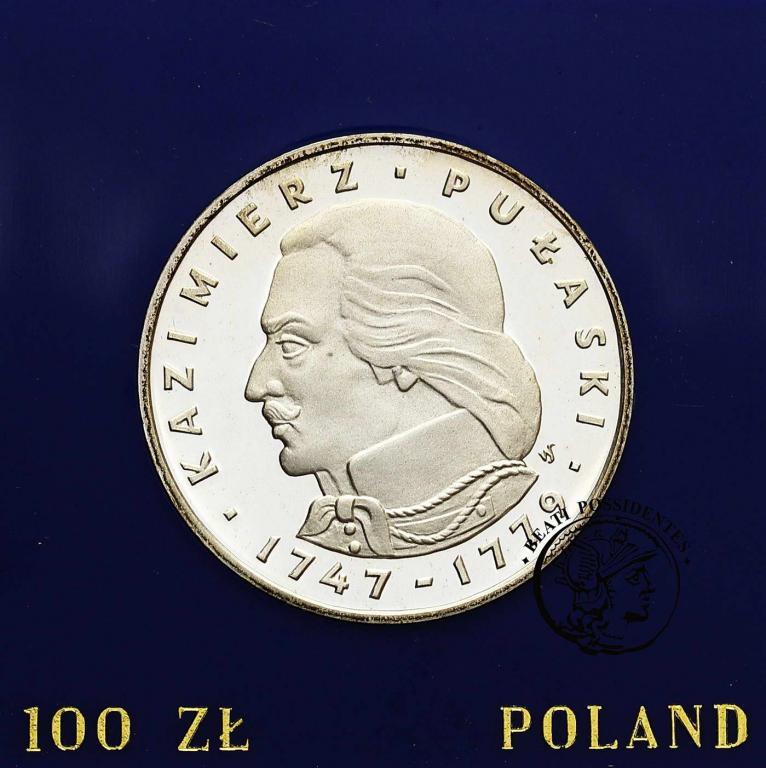 PRL 100 zł 1976 Pułaski st. L